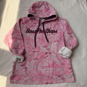 Bass Pro Shops Pink Camo Pullover Hoodie|outdoors hunting fishing